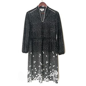 Vintage Melissa Lane Black and White Dress size 6